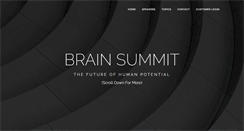 Desktop Screenshot of brainsummit.com